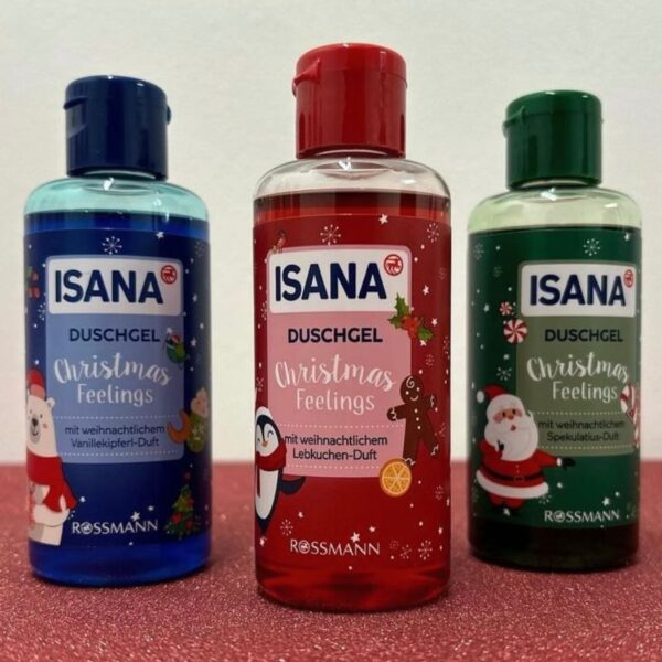 Αφρόλουτρα Isana Christmas Feelings, 3Χ100ml