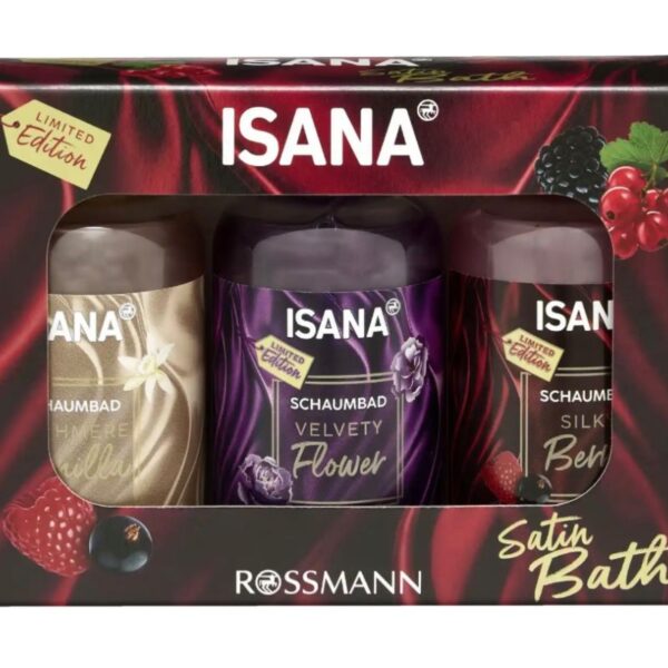 Αφρόλουτρο Isana Satin Bath, 3X100ml