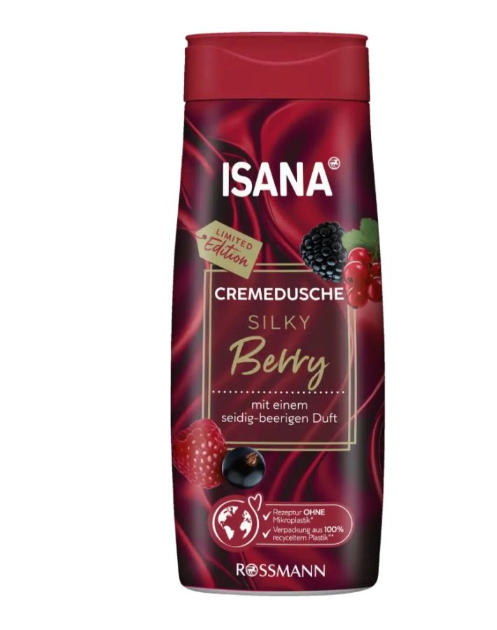 Αφρόλουτρο Isana Silky Berry, 300ml