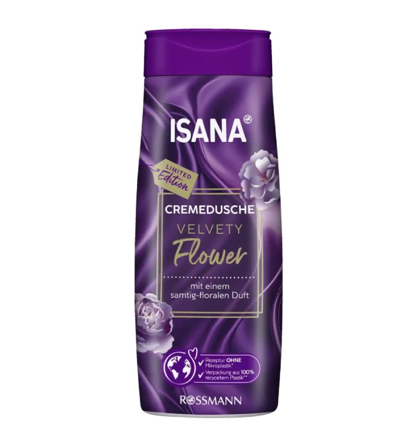 Αφρόλουτρο Isana Velvety Flower, 300ml