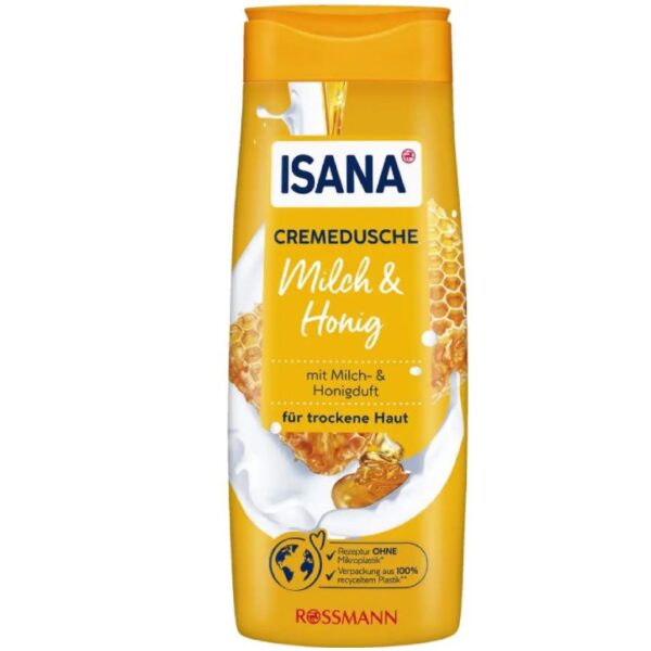 Αφρόλουτρο Isana με γάλα και μέλι, 300ml