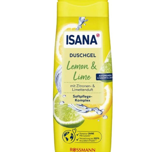 Αφρόλουτρο Isana λεμόνι & λάϊμ, 300ml