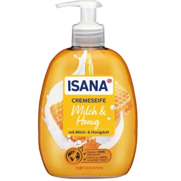 Κρεμοσάπουνο Isana Milk & Honey, 500ml
