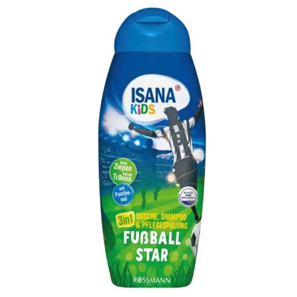 Παιδικό αφρόλουτρο 2 σε 1 Isana Football Star, 300ml