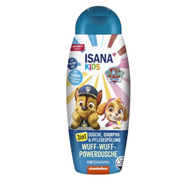 Παιδικό Αφρόλουτρο 3 σε 1 Isana Paw Patrol, 300ml
