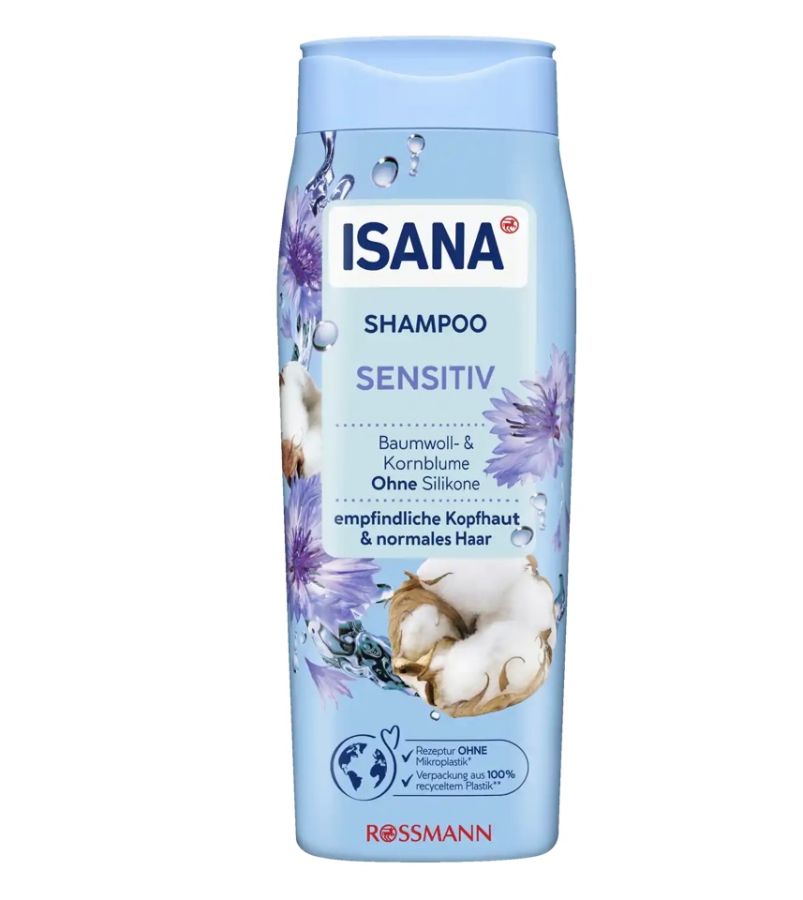 Σαμπουάν Isana με άνθος βαμβακιού, 300ml