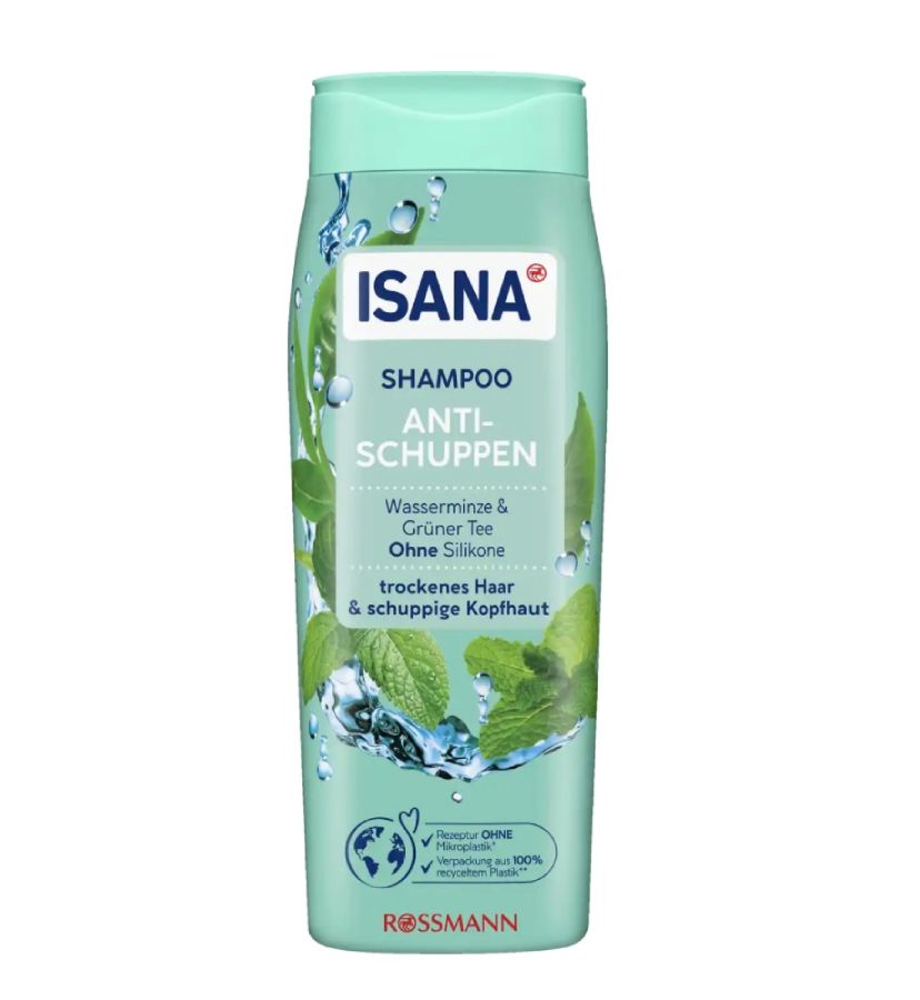Σαμπουάν Isana με εκχύλισμα μέντας, 300ml