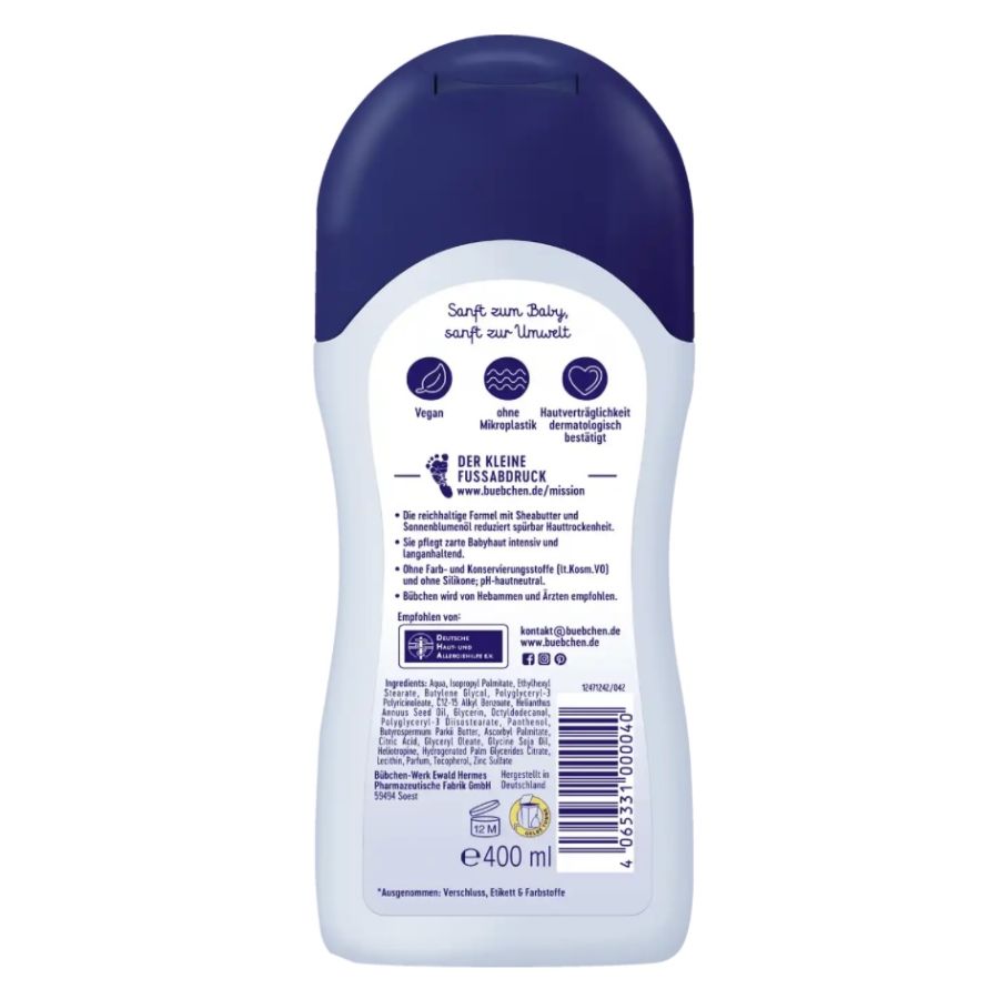 Bubchen Βρεφική Κρέμα Σώματος, 400ml - Image 2