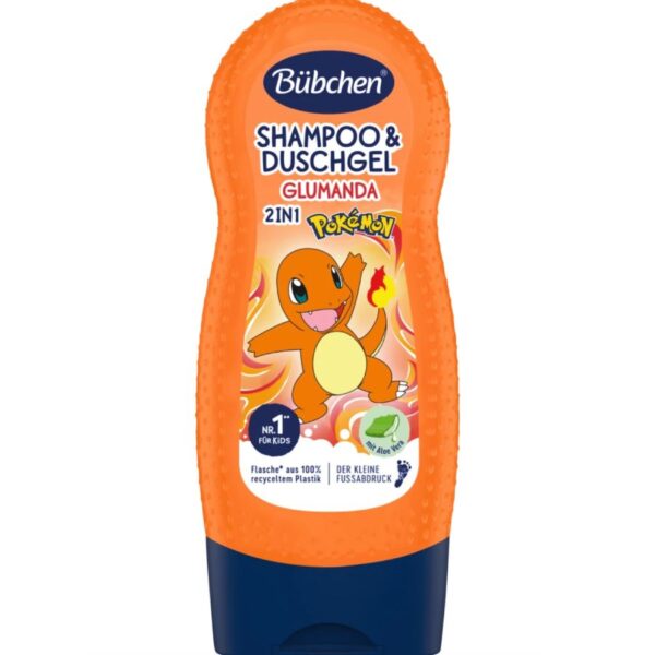 Σαμπουάν και Αφρόλουτρο Bubchen Glumanda 2 σε 1, 230ml