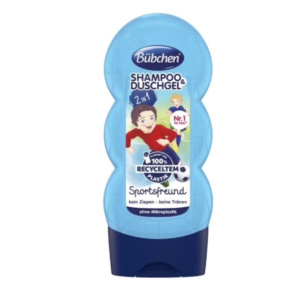 Σαμπουάν και Αφρόλουτρο Bubchen Sportsfreund 2 σε 1, 230ml