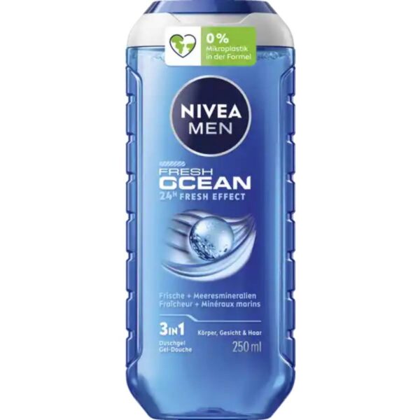 Αφρόλουτρο Nivea Men Fresh Ocean, 250ml