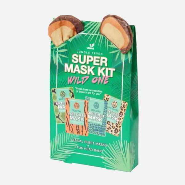 JUNGLE FEVER SUPER FACE MASK (4 μασκες+1κορδελα)