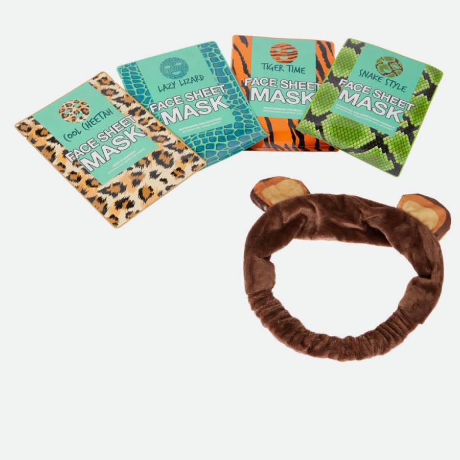 JUNGLE FEVER SUPER FACE MASK (4 μασκες+1κορδελα) - Image 2