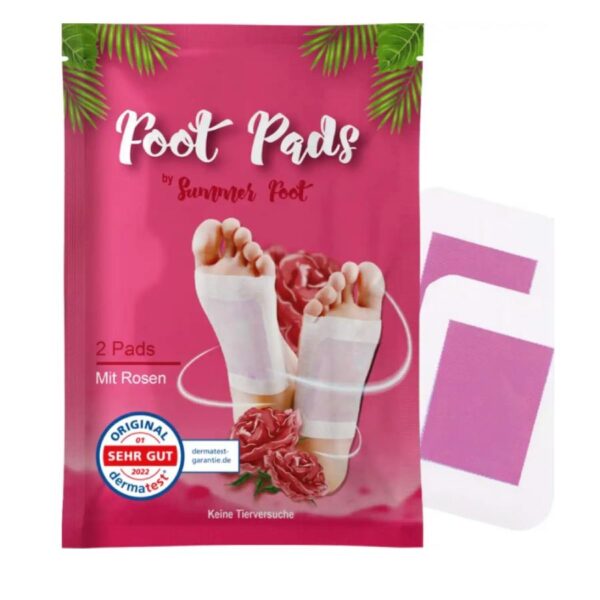 Foot Pads Χαλαρωτικά επιθέματα ποδιών με λαδι Τριαντάφυλλου