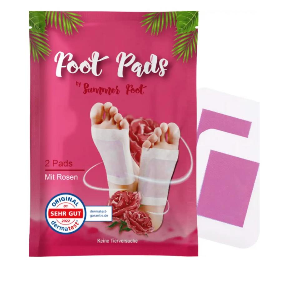 Foot Pads Χαλαρωτικά επιθέματα ποδιών με λαδι Τριαντάφυλλου