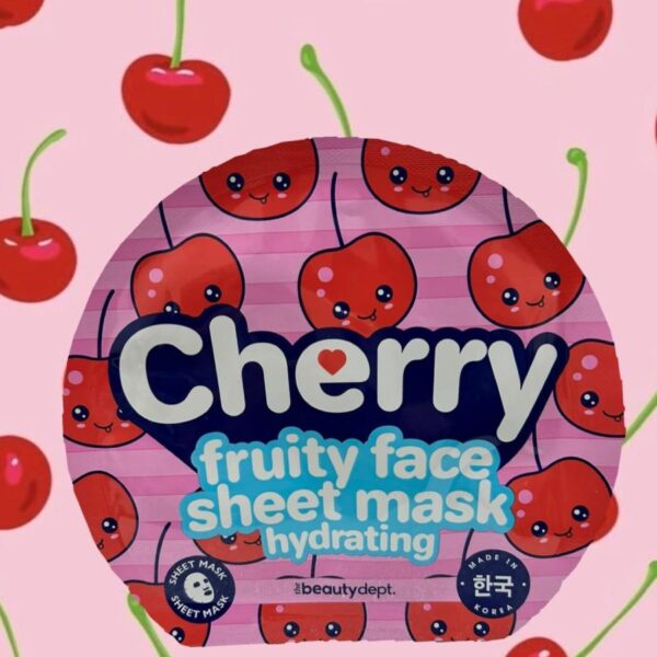 Μάσκα Προσώπου με εκχυλισμα γλυκου κερασιου/ροδιου/υαλουρονικο οξυ Beautydept Korea