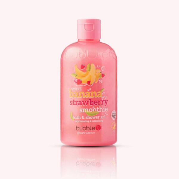 Smoothie Strawberry & Banana Gel Bath & Shower bubble t 500ml
