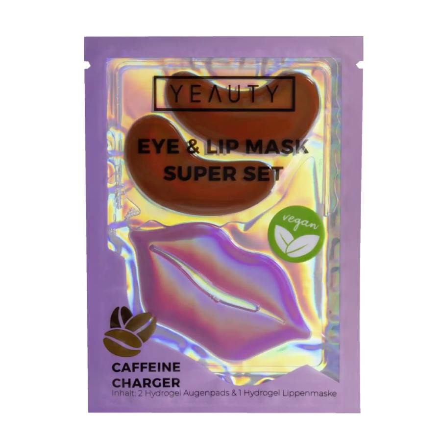Eye & Lip Mask Super Set Caffeine Charger YEAUTY