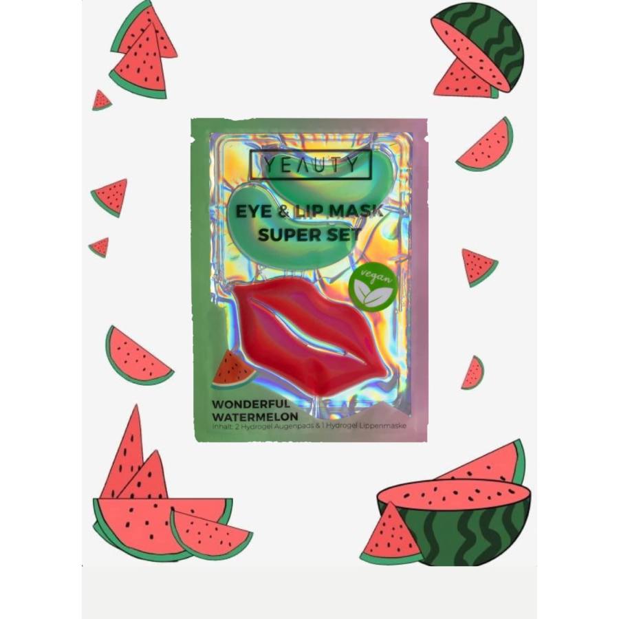 Eye & Lip Mask Super Set Wonderful Watermelon YEAUTY - Image 2