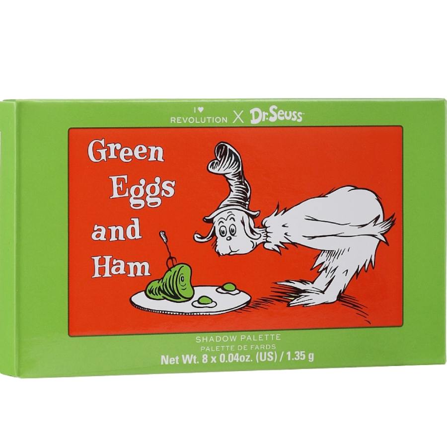 I Heart Revolution Dr. Seuss Green Eggs and Ham Eyeshadow Palette - Image 2