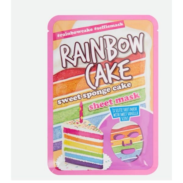 Rainbow Cake Face Mask