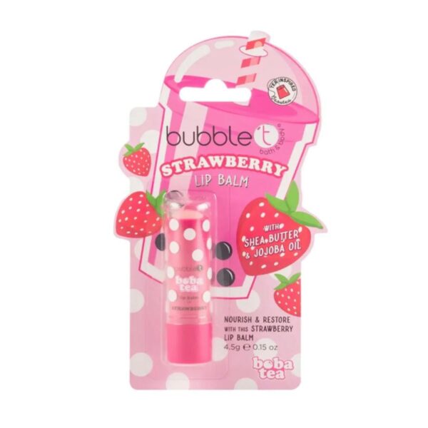 Bubble t Boba Tea Strawberry Lip Balm