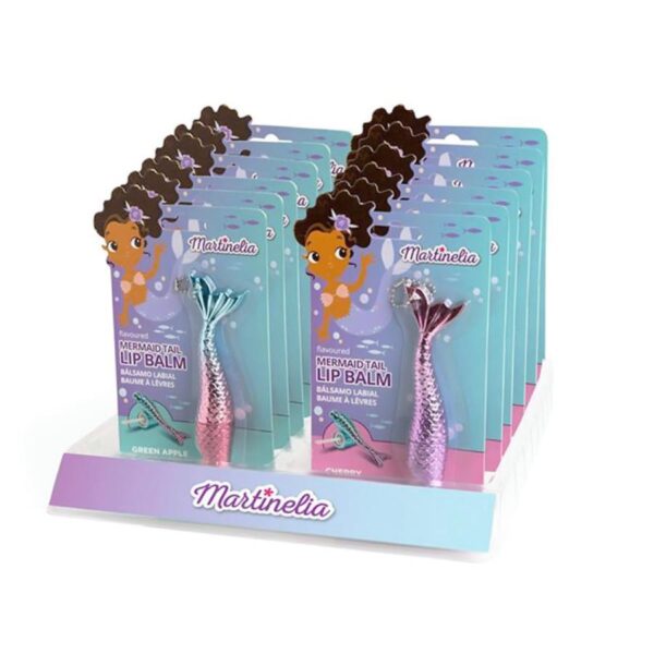 Martinelia Mermaid Tail Lip Balm in Card με Πινελάκι 1.9gr