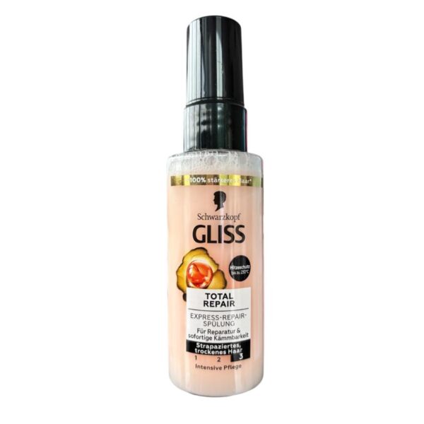 Schwarzkopf Gliss conditioner με σπρέι Express-Repair Total Repair travel size
