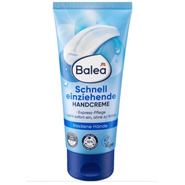 Balea Κρέμα χεριών που απορροφάται γρήγορα, ξηρό δέρμα, 100 ml