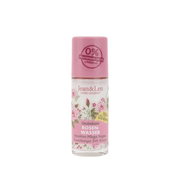 Jean & Len αποσμητικο roll-on με ροδονερο vegan 50ml