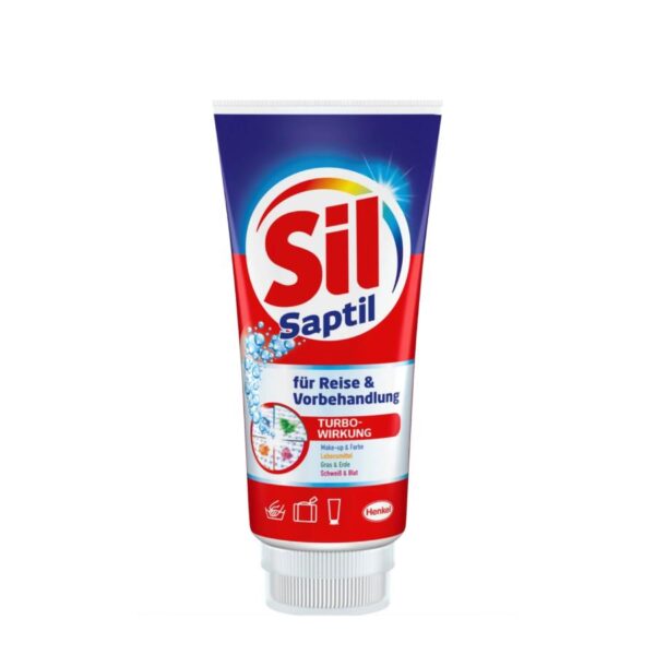 Πλύσιμο στο χέρι Sil Saptil για ταξίδι & προεπεξεργασία με βουρτσα, 200 ml