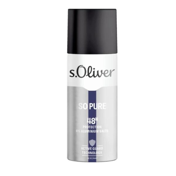 S.Oliver Αποσμητικό So Pure Men,48h,150ml