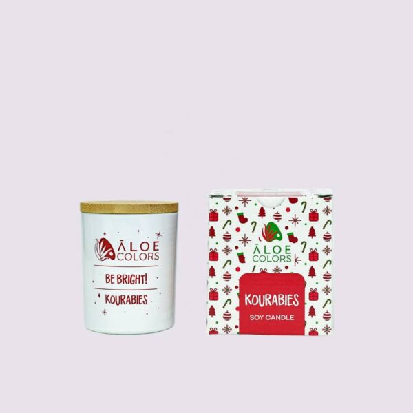 Aloe Colors Scented Soy Candle Kourabies Αρωματικό Κερί Kourabies