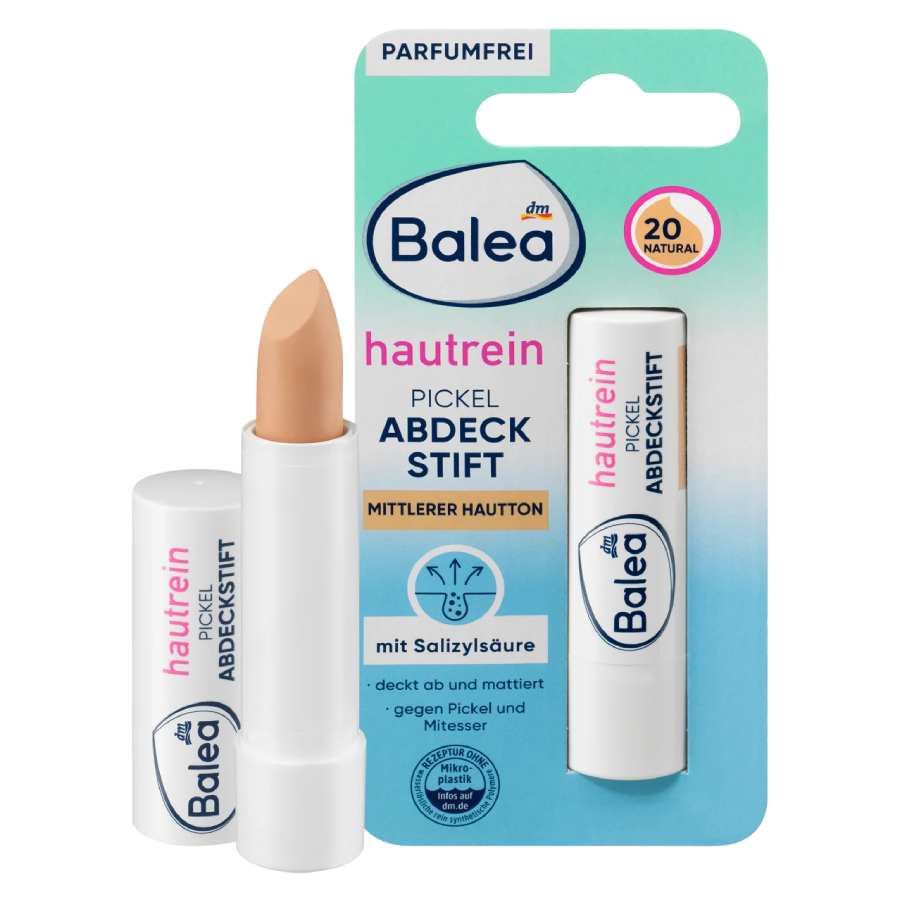 Balea stick καλυπτικο για σπυρακια και μαυρα στιγματα natural