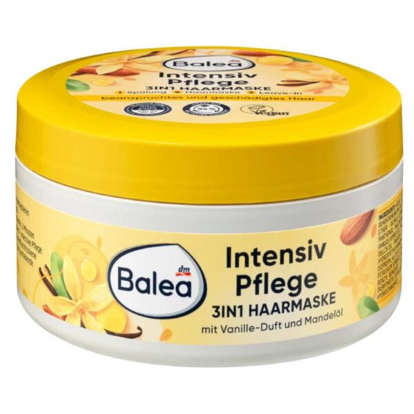 Balea Μάσκα μαλλιών 3 σε 1 εντατικής περιποίησης, 300 ml