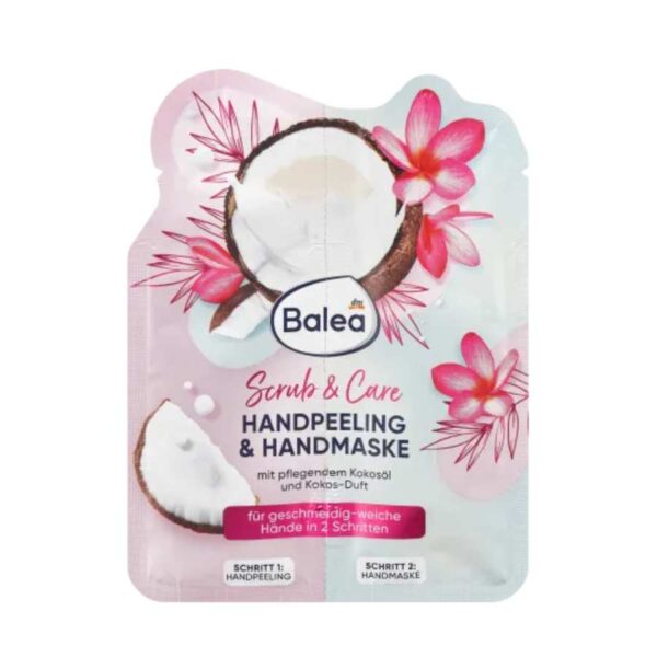 Balea peeling-μασκα χεριων Scrub & Care, 20 ml