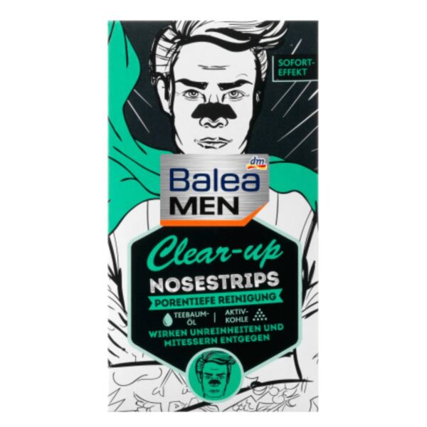 Balea MEN Clear-Up Nose Strips(καθαρισμος μυτης απο στιγματα και αλλα) 3 ταινιες