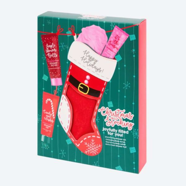 Χριστουγεννιάτικο σετ δώρου σε Χριστουγεννιατικη καλτσα