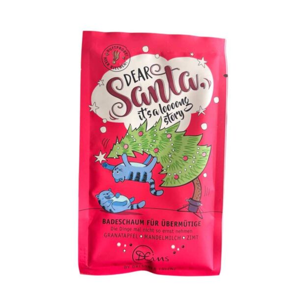 Dresdner Essenz Αρωματική φροντίδα αφρού μπάνιου Dear Santa 60gr αμυγδαλο-κανελα