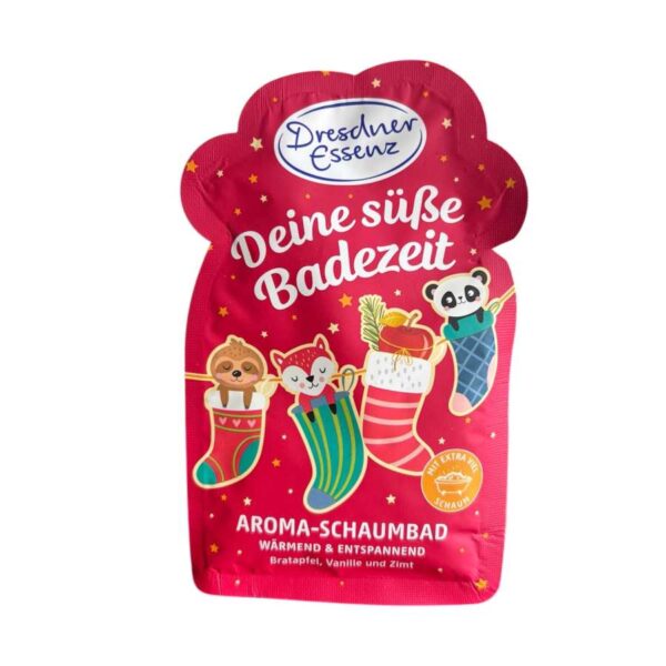 Dresdner Essenz Αφρος μπανιου με αρωμα ψημενου μηλου-βανιλιας-κανελας travel size 40ml