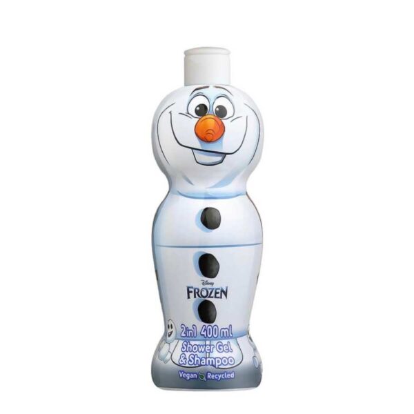 Air-Val Olaf Frozen 2 in 1 Shower Gel & Shampoo 400ml Vegan αφρολουτρο/σαμπουαν Disney
