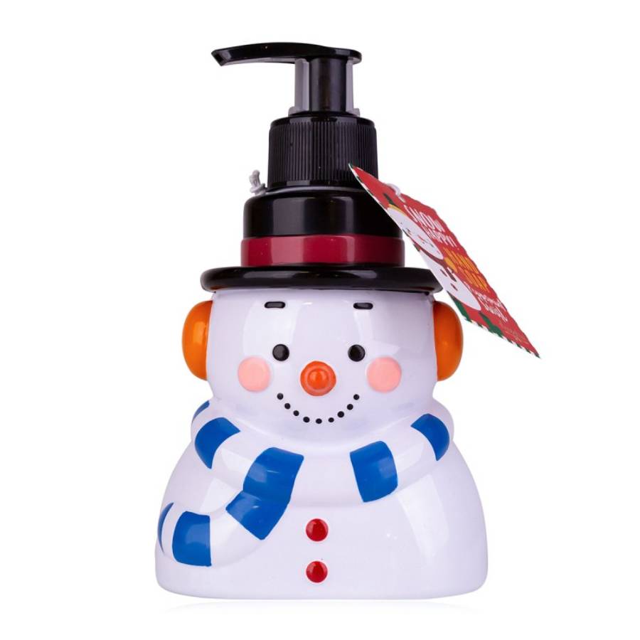 Accentra Σαπούνι χεριών Snowman 350ml με άρωμα Peppermint σε dispenser, Winter Classics