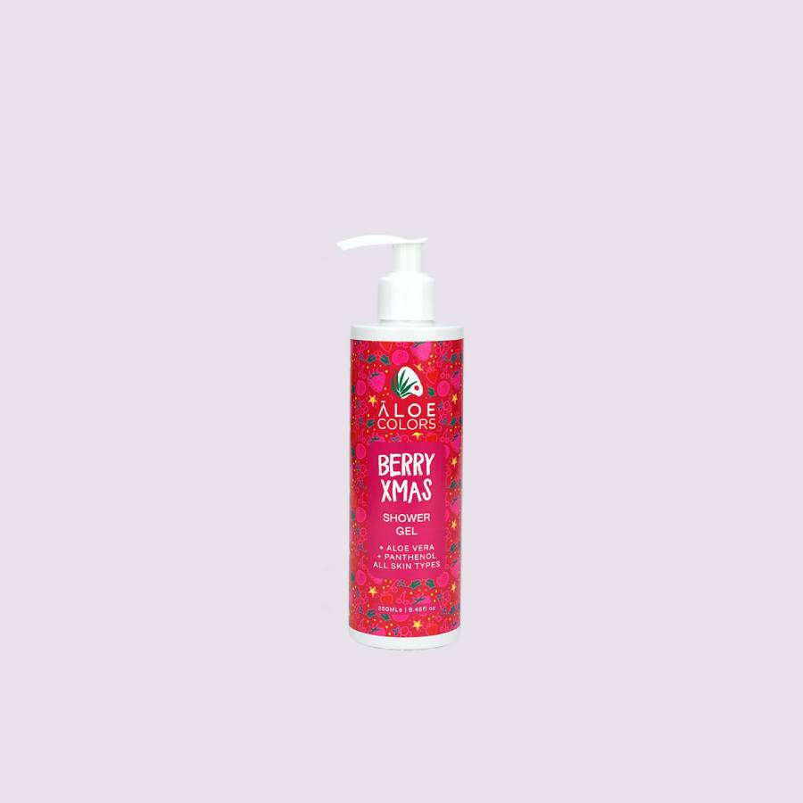 Aloe Colors Shower Gel Berry Xmas αφρολουτρο 250ml
