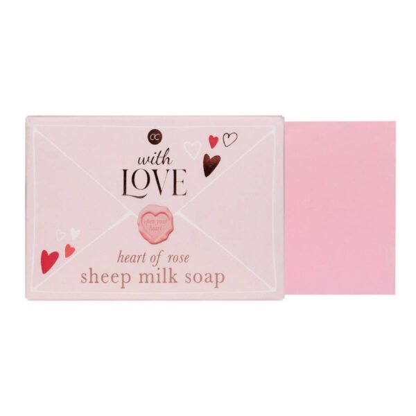 Accentra Χειροποίητο σαπούνι 100γρ από πρόβειο γάλα, With Love