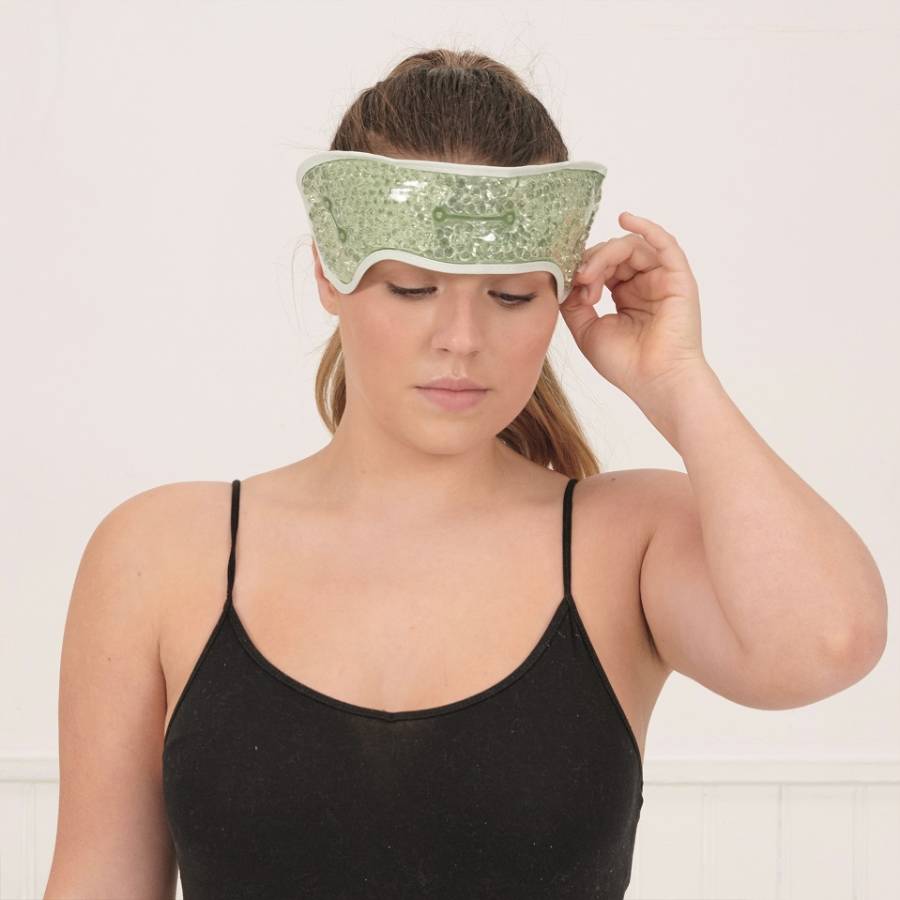 By Upper Canada Πράσινη Κορδέλα/Κομπρέσα ημικρανίας 9.5*30 με σφαιρίδια τζελ - Image 2