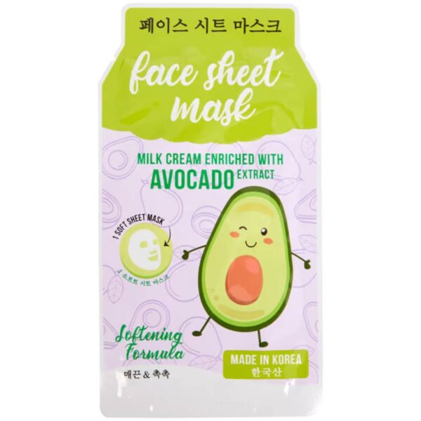 Κορεατικη μασκα προσωπου με εκχυλισμα Αβοκαντου για δερμα μωρου
