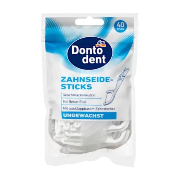 Στικ οδοντικού νήματος ακέρωτα με θήκη 40 τεμαχίων