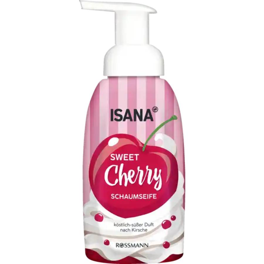 ISANA Sweet Cherry Κρεμοσαπουνο σε αφρό με μυρωδια κερασιού 250ml