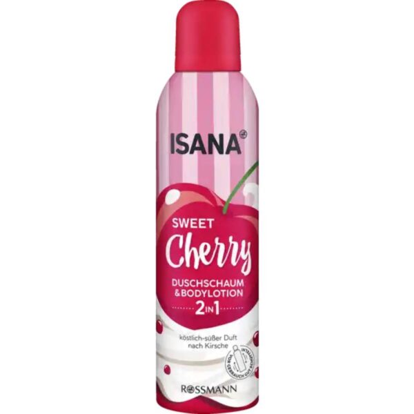 Isana Sweet Cherry 2in1 Αφρός ντους και Bodylotion 200ml