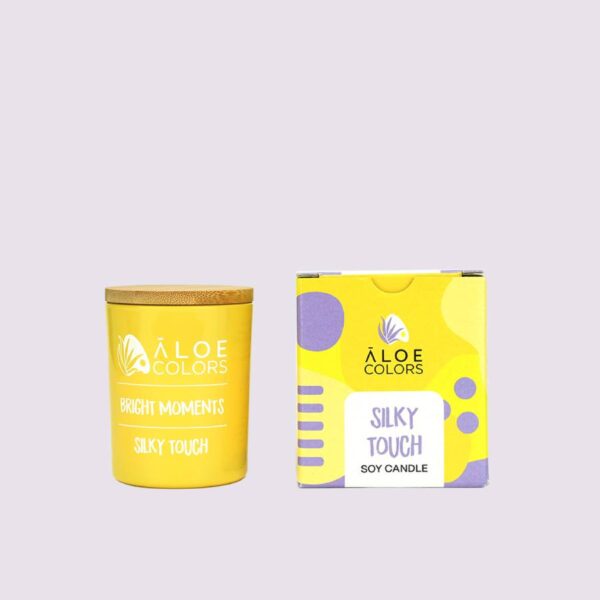 Aloe Colors Scented Soy Candle Silky Touch